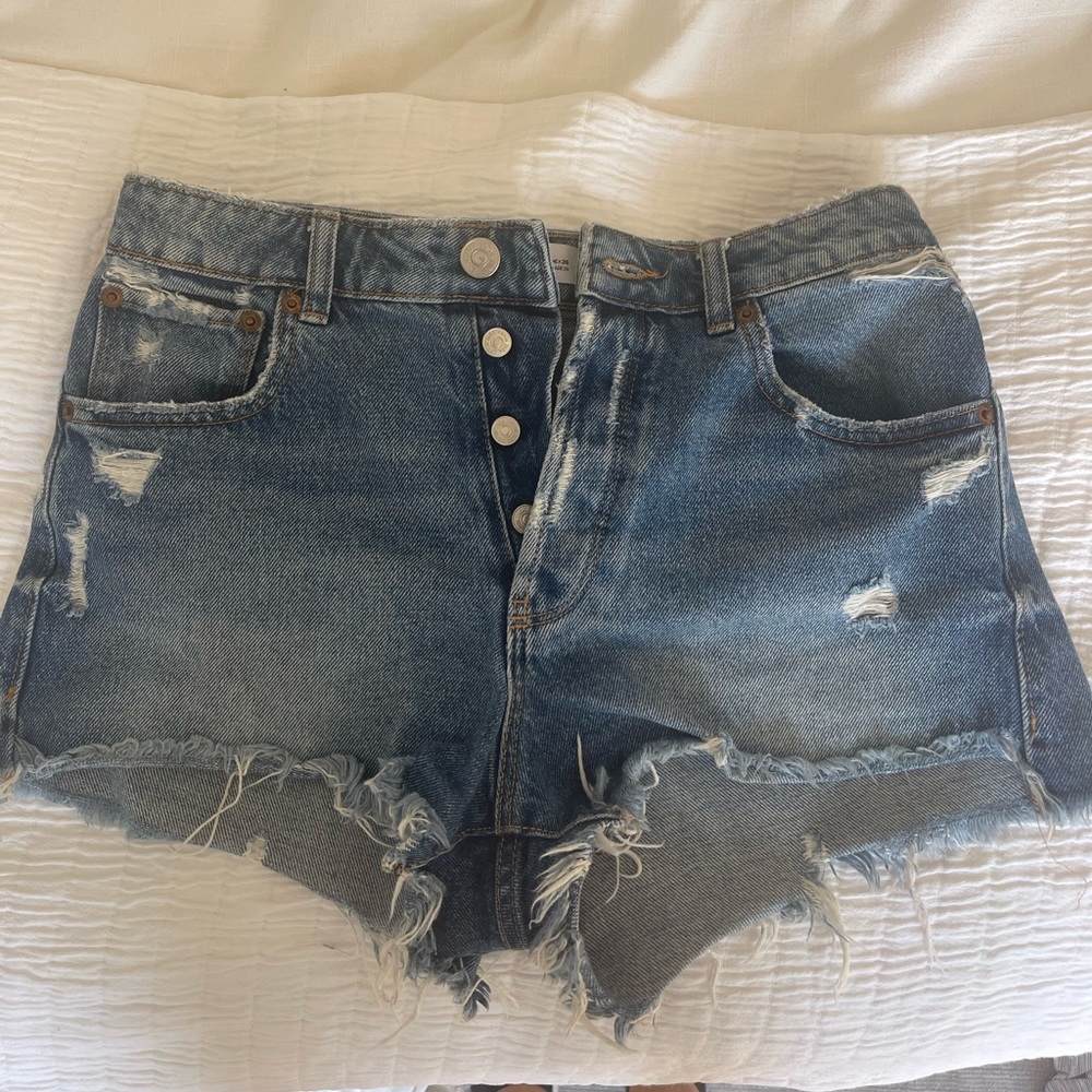 Zara denim shorts